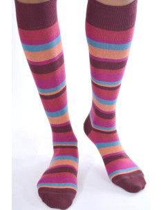 Mi bas coton rayures