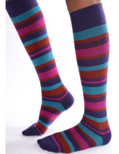 Mi bas coton rayures 2