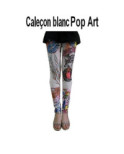 Caleçon Blanc Tattoo Vintage