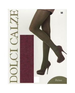 Collant fine cotes viscose Dolci Calze Dylan rubino