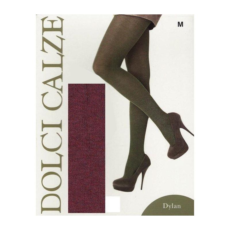 Collant fine cotes viscose Dolci Calze Dylan rubino