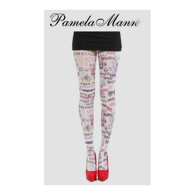 Collant Imprimé  Attitude Pamela Mann
