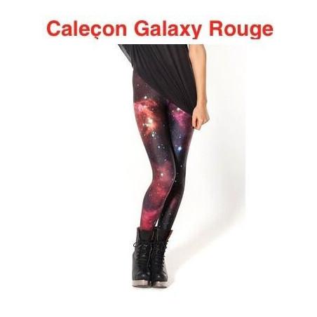 Caleçon Galaxie Brillant Rouge