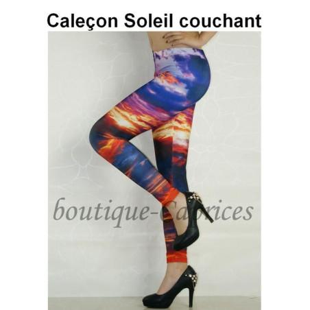 Caleçon lycra Brillant soleil couchant