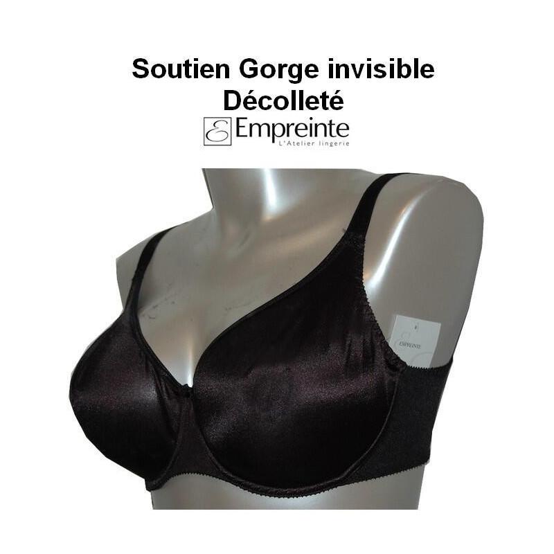 Soutien gorge Empreinte Invisible Noir