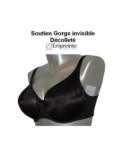 Soutien gorge Empreinte Invisible Noir