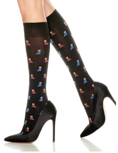 Mi bas opaque tendance terra cotta motif délire 2