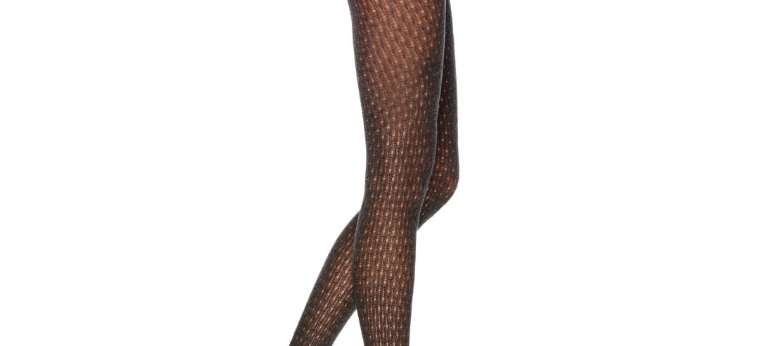 collant  hiver ajouré en coton