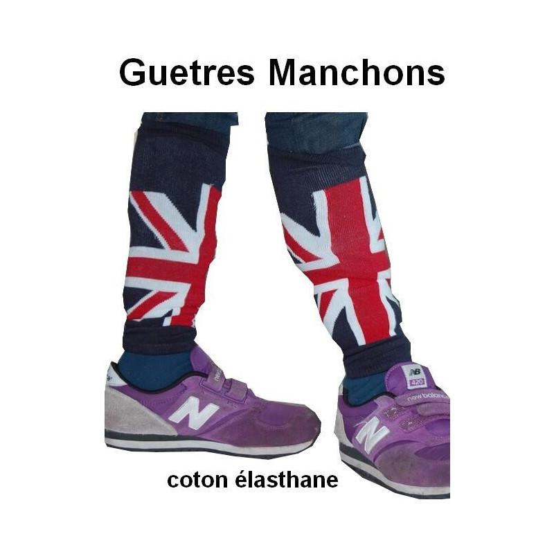 Guetre manchons coton union Jack