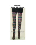 Leggings laine acrylique amour du Norway