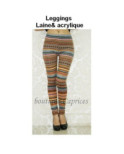 Leggings laine acryl boubou d'afrique