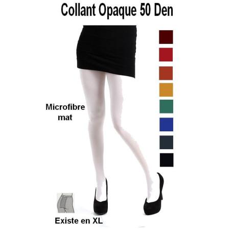 collant microfibre opaque de couleurs  unies