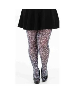  collant Pamela Man  taille spéciales small leopard naturel