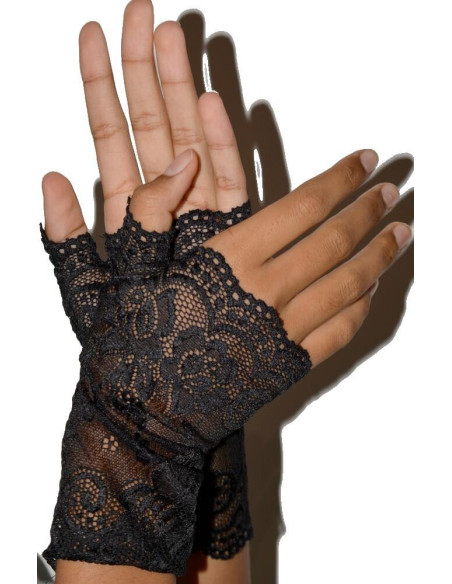 Mitaines raffinées en dentelle