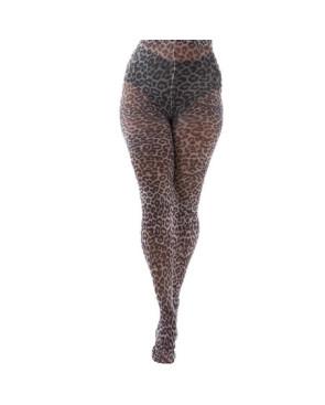 collant Pamela Man  small leopard blanc