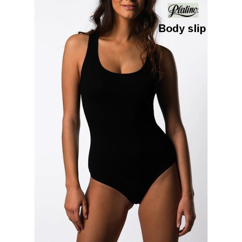 Body micro Platino débardeur slipé