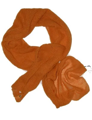 écharpe en mohair tricoté made in France
