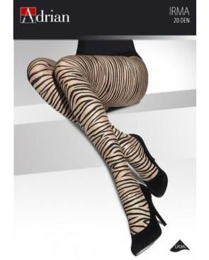 Collant-Irma-Adrian-effet-zebre-sauvage