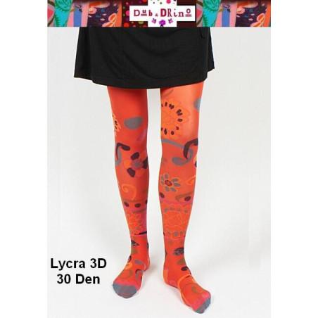 collant lycra Dub et Drino Kenzo Oranger