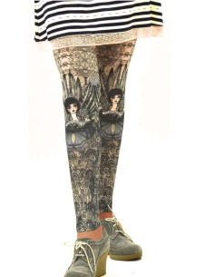 MarieAntoilette Femme Collant sans pieds Colette de Marieantoilette