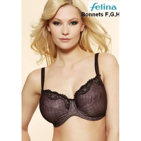 Soutien Gorge Feina Décor Chataigne