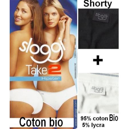 Lot de Shorty coton Bio  Sloogi