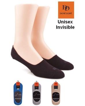  Protége pieds en coton unisex DD Noir