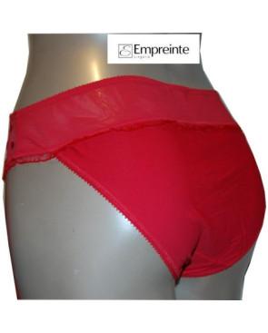  Slip Empreinte Pois glamour Cerise