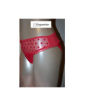 Slip Empreinte Pois glamour Cerise