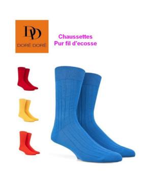 Chaussettes Doré-Doré pur fil d'ecosse