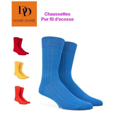 Chaussettes Doré-Doré pur fil d'ecosse