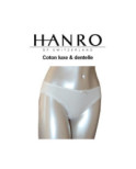 Hanro Tanga Coton et dentelle luxe