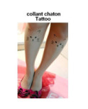 Collant Tattoo Petit Chat