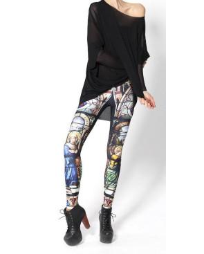  Legging Galaxy cathédrale vitrail