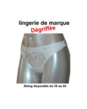 Dégriffé String classique ivoire