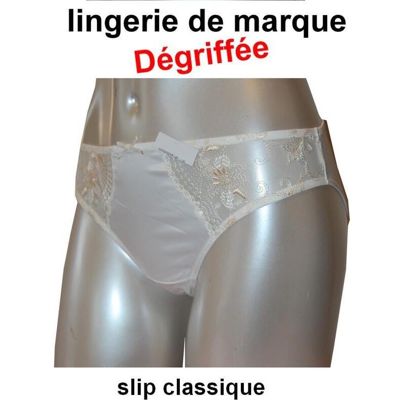 Dégriffé Slip classique Ivoire