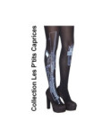 Collant Imprimé Mitraillette et Beretta Noir