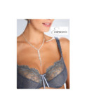Empreinte Maud dentelle folie de flanelle pigeonnant