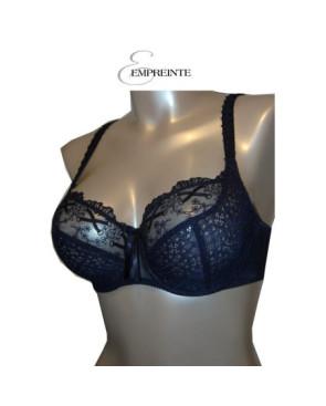  Empreinte dentelle folie bleue pigeonnant
