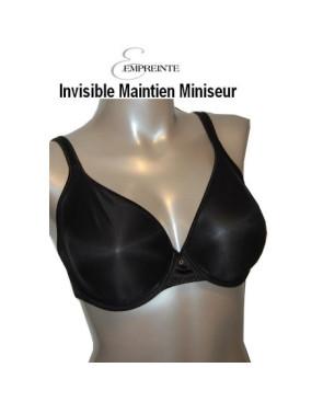  Empreinte Soutien gorge invisible noir face