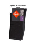 Kindy Lot de Chaussettes unies en coton Femme