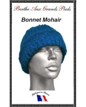 Bonnets Mohair Berthe aux grands Pieds bleu