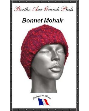 Bonnets Mohair Berthe aux grands Pieds fushia