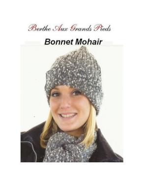  Bonnets Mohair Berthe aux grands Pieds gris