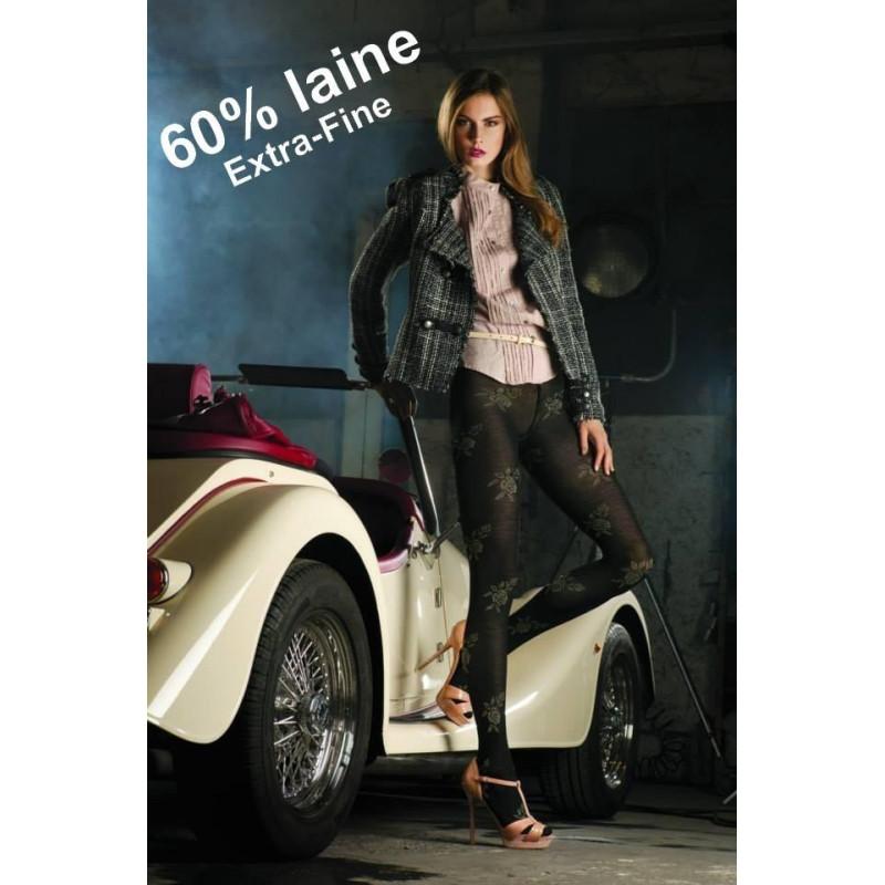 Collant Screenplay Laine Trasparenze noire