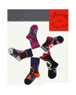  Chaussettes Layette en laine Berthe aux grands pieds