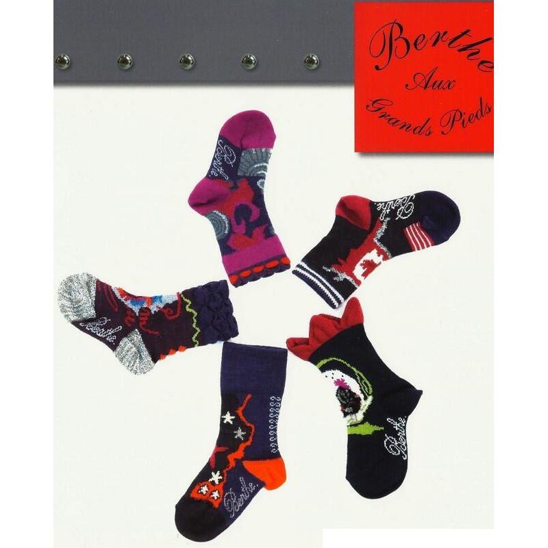  Chaussettes Layette en laine Berthe aux grands pieds