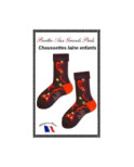 Chaussettes Layette en laine Berthe aux grands pieds