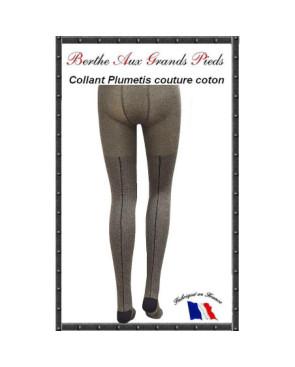 Collant plumetis Vénitien couture Berthe aux grands pieds
