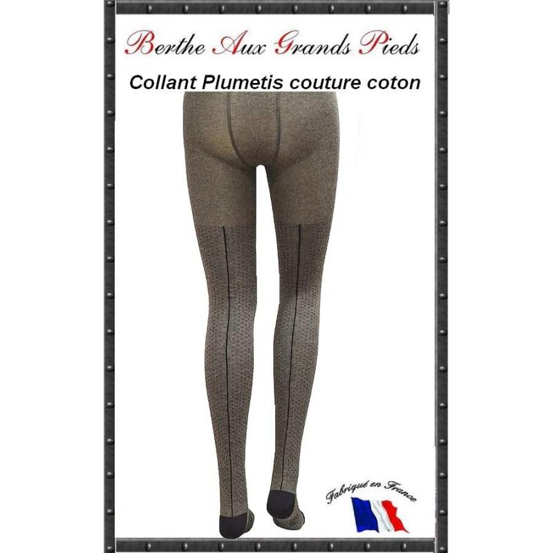 Collant plumetis Vénitien couture Berthe aux grands pieds